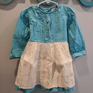 Fields of Grace turquoise and gold dress- 3